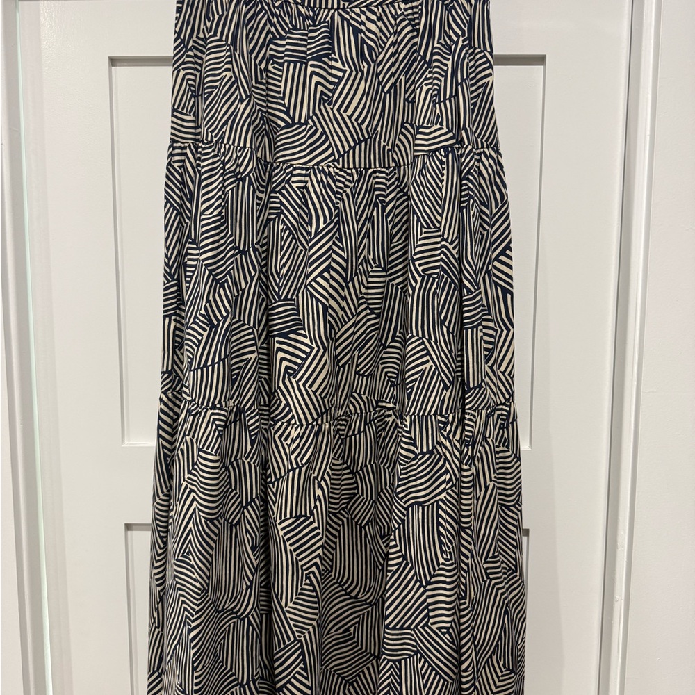 STAUD Sea Skirt ~ Navy Mosaic. Size 6. Worn once - Picture 6 of 13